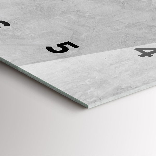 Szögletes fali üvegóra Kőfal