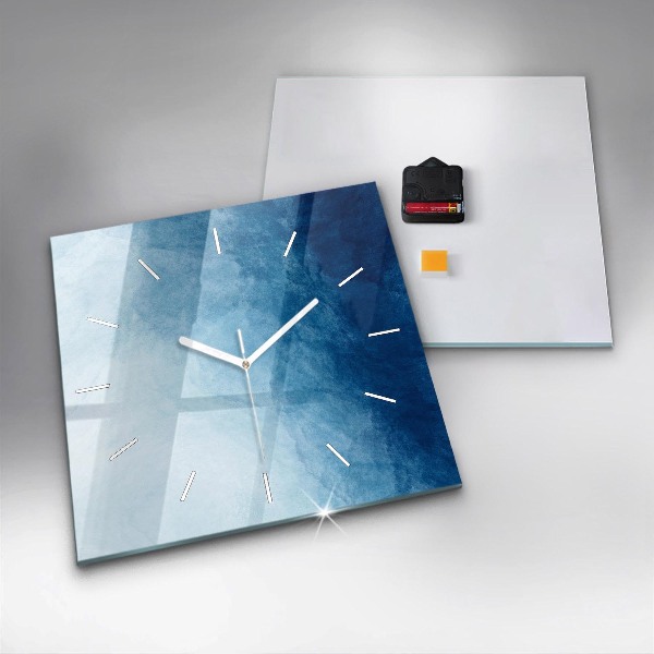 Szögletes fali üvegóra Absztrakciós víz