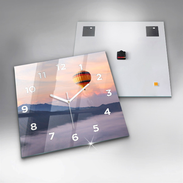 Szögletes fali üvegóra Gyönyörű táj