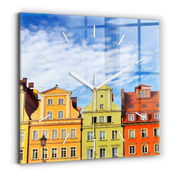Szögletes fali üvegóra Wroclaw - Óváros