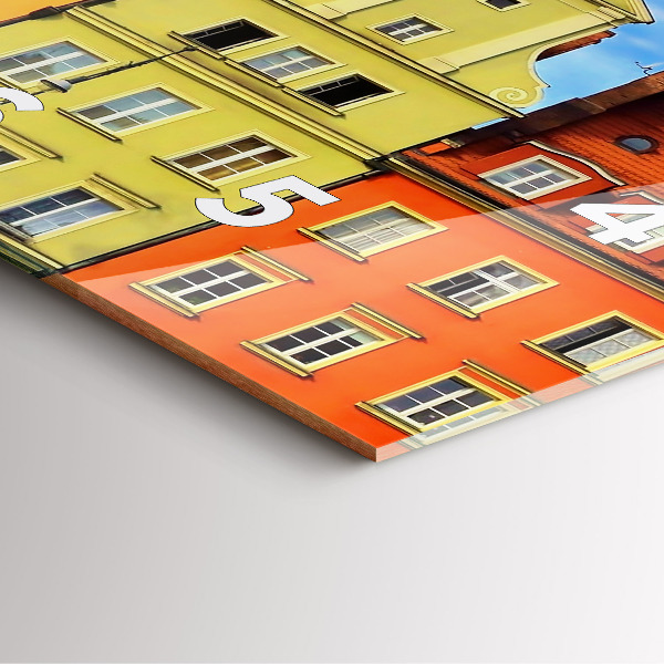 Szögletes fali üvegóra Wroclaw - Óváros