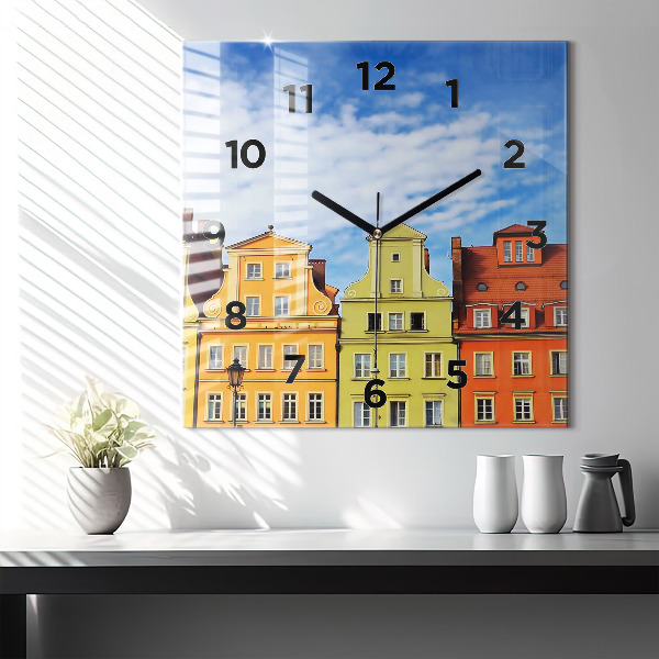 Szögletes fali üvegóra Wroclaw - Óváros