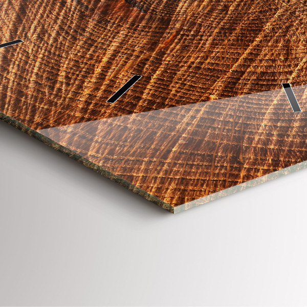 Szögletes fali üvegóra Dekoratív fa