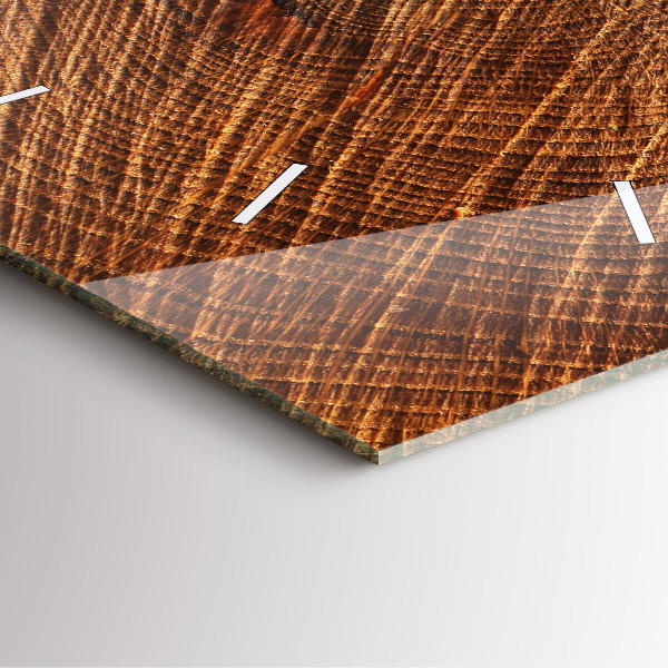 Szögletes fali üvegóra Dekoratív fa