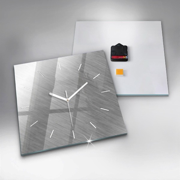 Szögletes fali üvegóra Fém fal