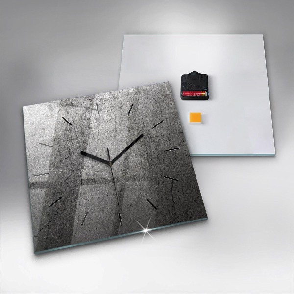 Szögletes fali üvegóra Fém fal