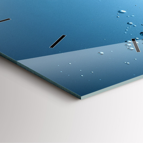 Szögletes fali üvegóra Víz alatti kilátás