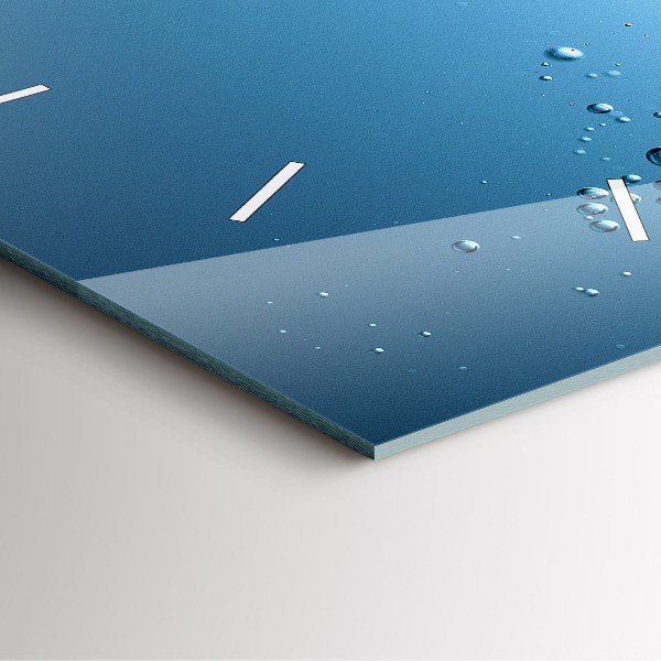 Szögletes fali üvegóra Víz alatti kilátás