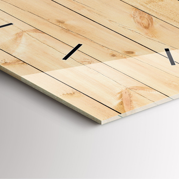 Szögletes fali üvegóra Fa táblák