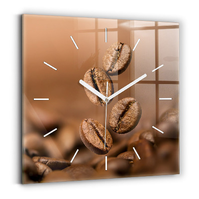 Szögletes fali üvegóra Absztrakt színek