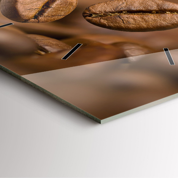 Szögletes fali üvegóra Absztrakt színek