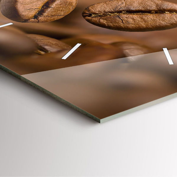 Szögletes fali üvegóra Absztrakt színek