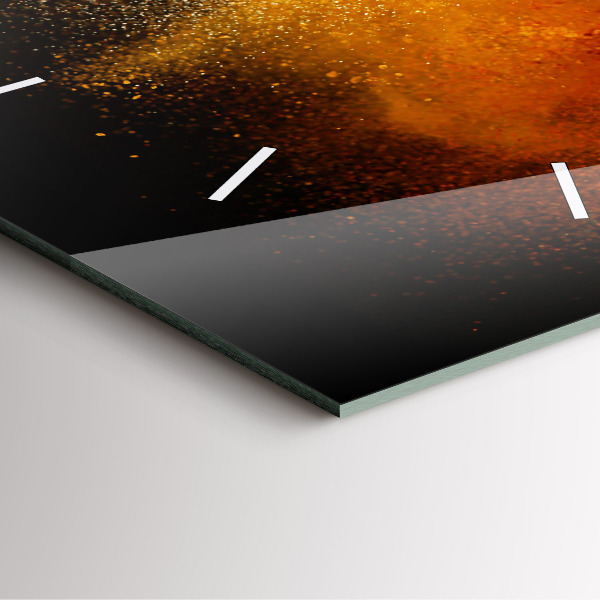 Szögletes fali üvegóra Szétszórt fűszerek