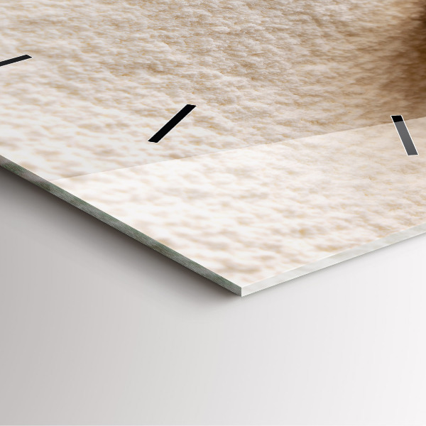 Szögletes fali üvegóra Liszt és kalászok