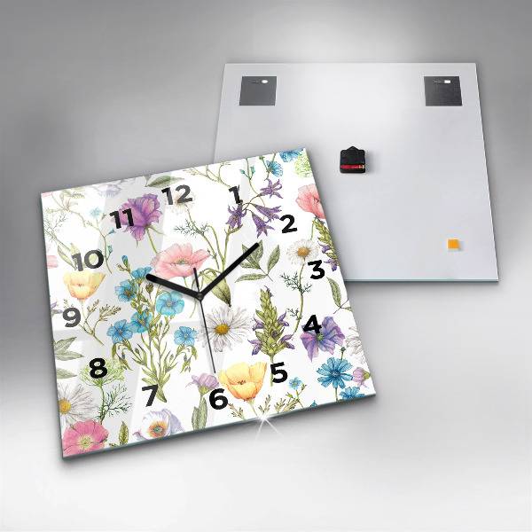 Szögletes fali üvegóra Virágkötészeti