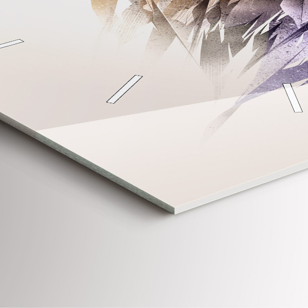 Szögletes fali üvegóra Ragadozó madara