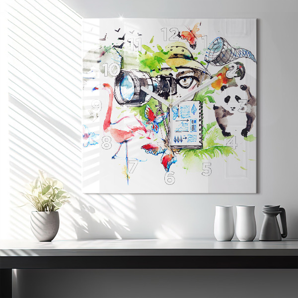 Szögletes fali üvegóra Zoológus