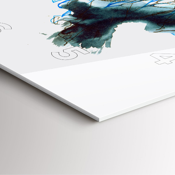 Szögletes fali üvegóra A madarak szabadsága és természete