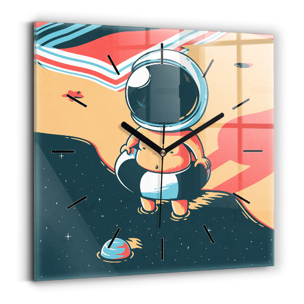 Szögletes fali üvegóra A gyerekek képzelete