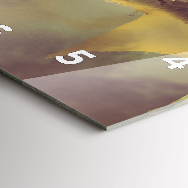 Szögletes fali üvegóra Sárkánylovas illusztráció