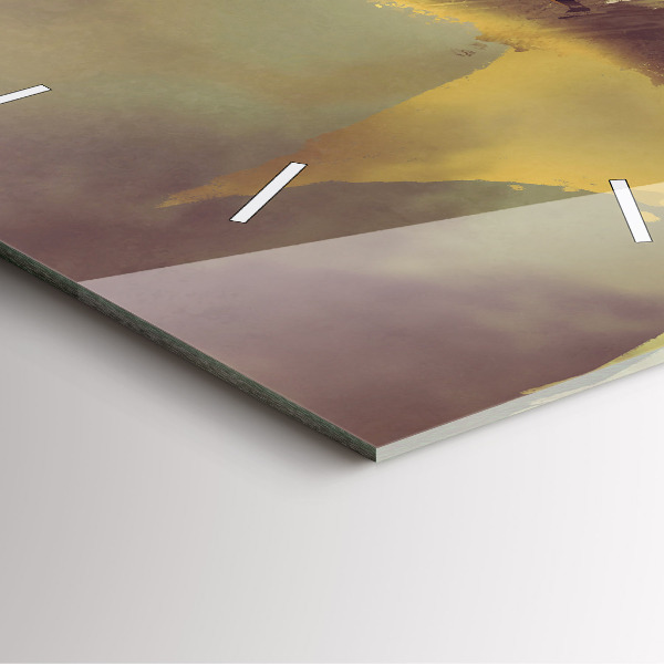 Szögletes fali üvegóra Sárkánylovas illusztráció