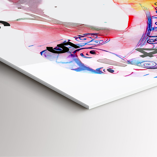 Szögletes fali üvegóra Két test egy lélek