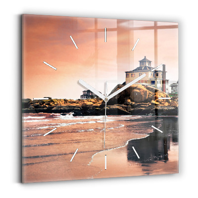 Szögletes fali üvegóra Sherman-part