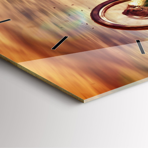 Szögletes fali üvegóra Motocross Enduro