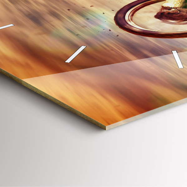 Szögletes fali üvegóra Motocross Enduro