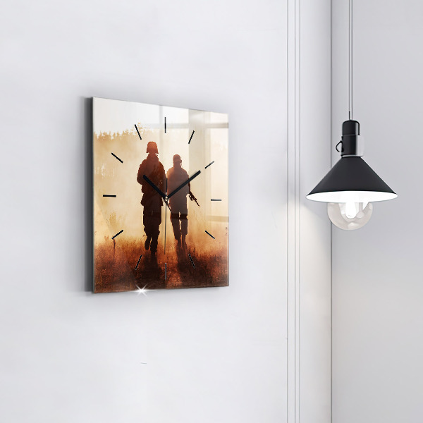 Szögletes fali üvegóra Egyesült Államok tengerészgyalogosai