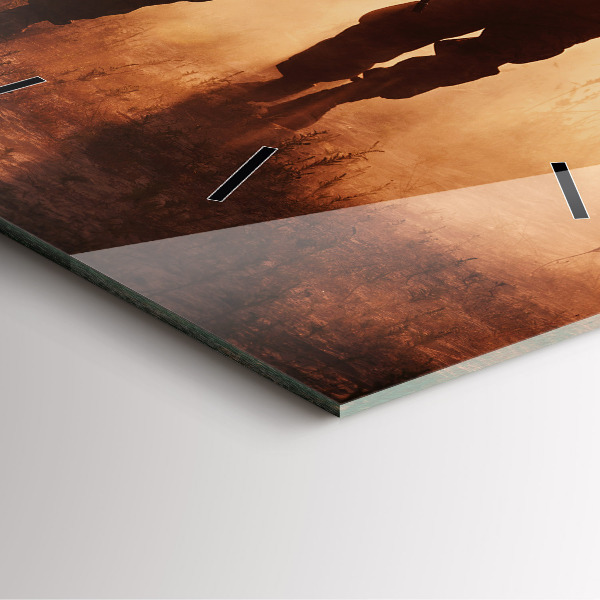 Szögletes fali üvegóra Egyesült Államok tengerészgyalogosai