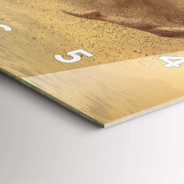 Szögletes fali üvegóra Nő az ábrán