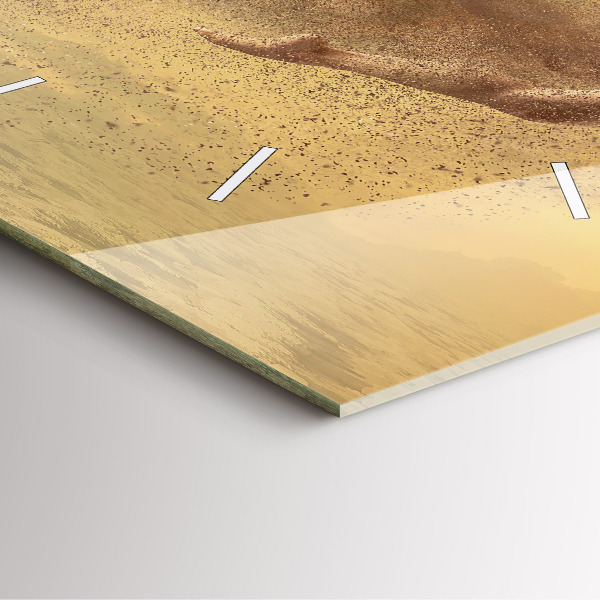 Szögletes fali üvegóra Nő az ábrán