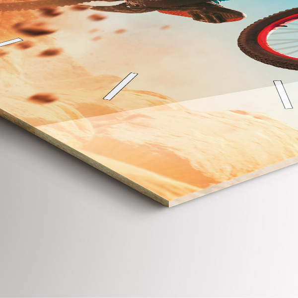 Szögletes fali üvegóra Kaszkadőr és az adrenalin