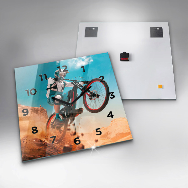 Szögletes fali üvegóra Kaszkadőr és az adrenalin