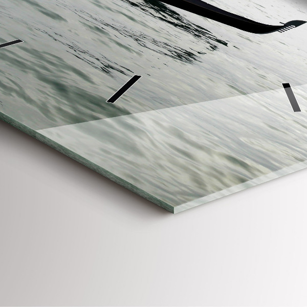 Szögletes fali üvegóra Gondola Velencében