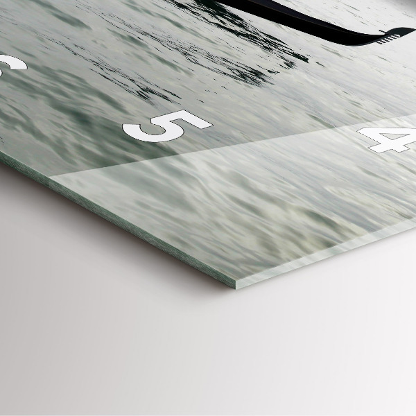 Szögletes fali üvegóra Gondola Velencében