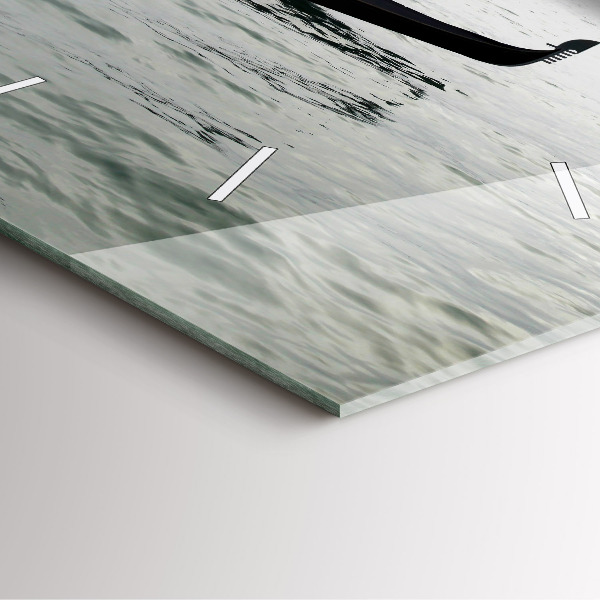 Szögletes fali üvegóra Gondola Velencében