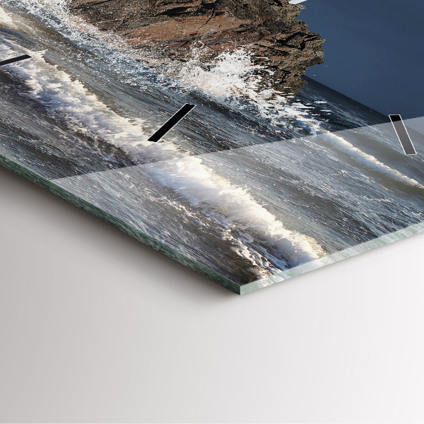 Szögletes fali üvegóra Világítótorony