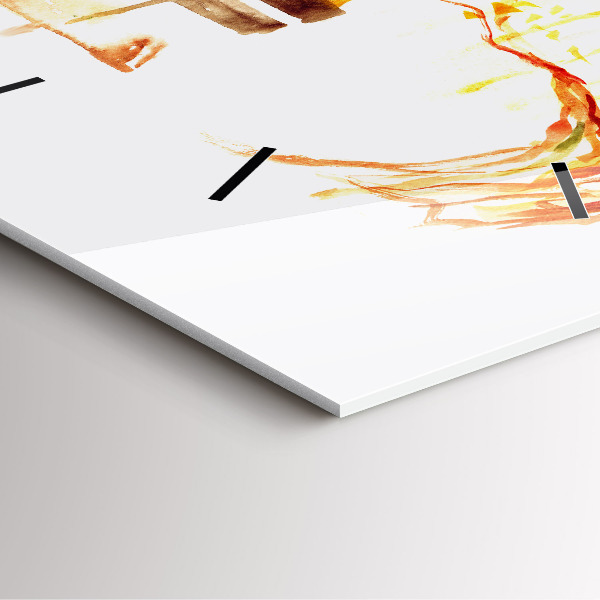 Szögletes fali üvegóra Őszi táj