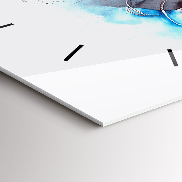 Szögletes fali üvegóra Víz alatti halak élete