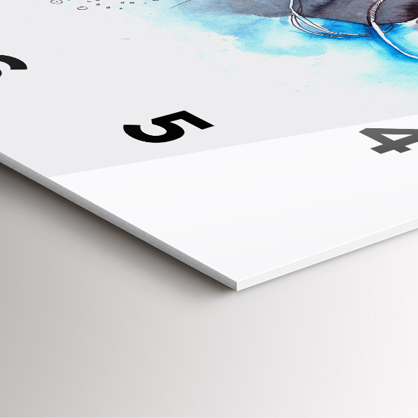 Szögletes fali üvegóra Víz alatti halak élete