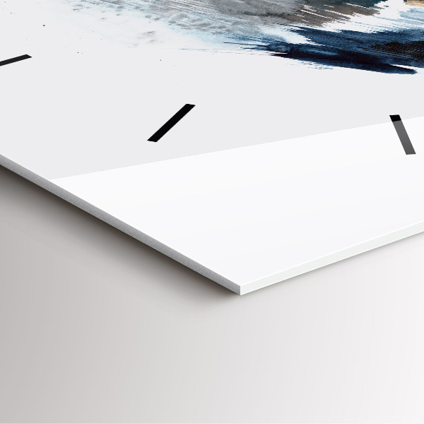 Szögletes fali üvegóra Kapitány távcsővel