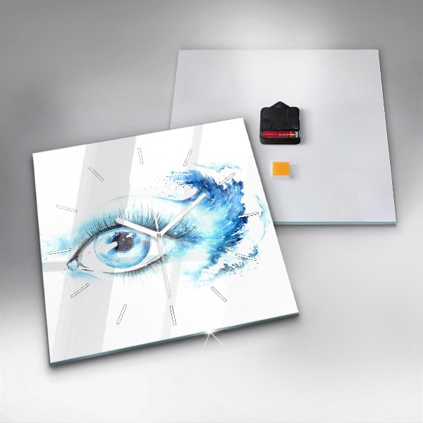 Szögletes fali üvegóra Sea Eye