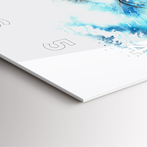 Szögletes fali üvegóra Sea Eye