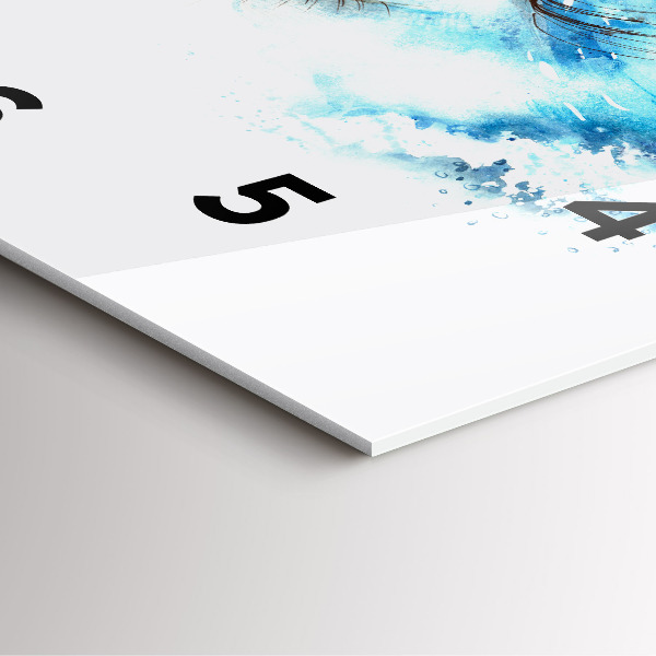 Szögletes fali üvegóra Sea Eye