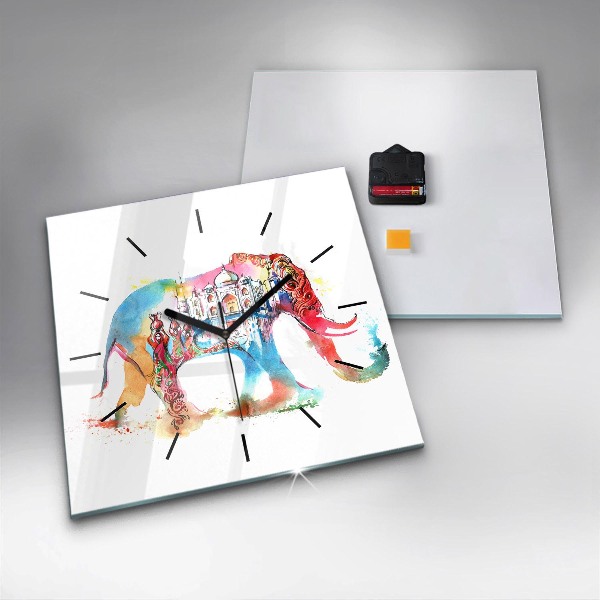 Szögletes fali üvegóra Indiai kultúra