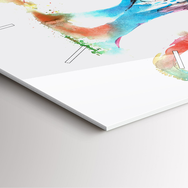 Szögletes fali üvegóra Indiai kultúra