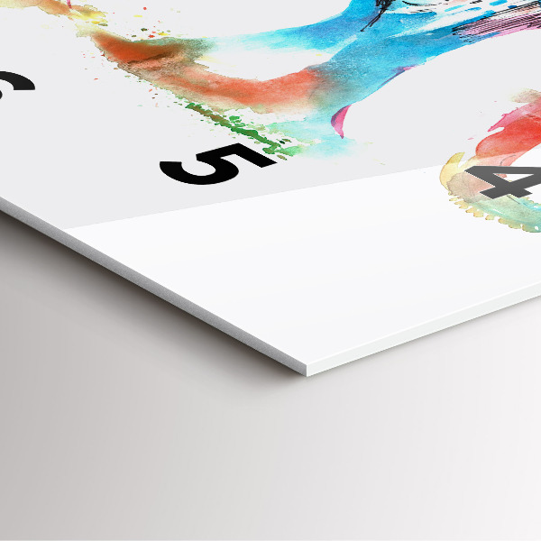 Szögletes fali üvegóra Indiai kultúra