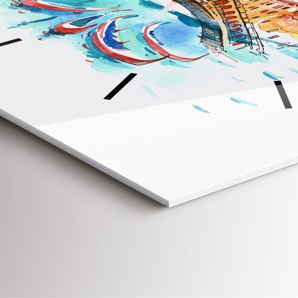 Szögletes fali üvegóra Olaszország - Velencei Libegő